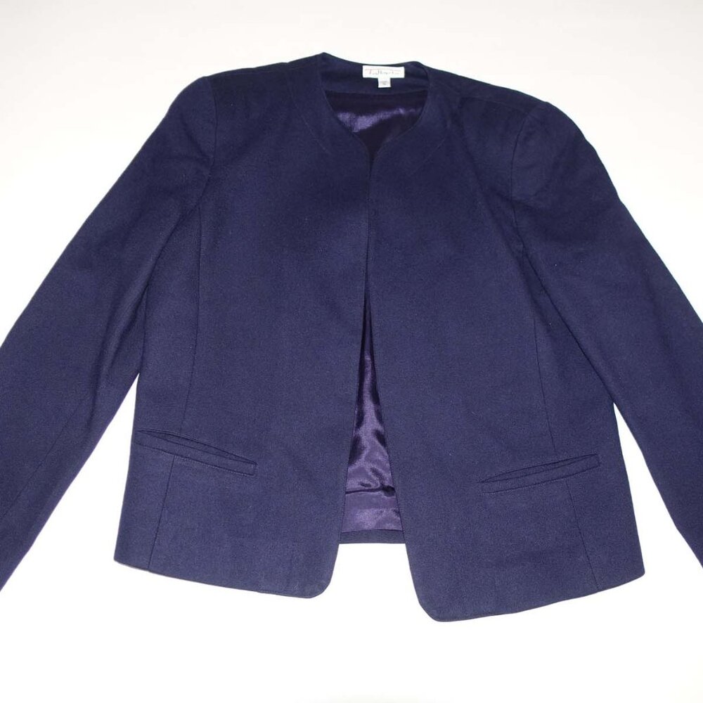 Talbots Women's Buttonless Blazer Jacket Size 4 N… - image 1